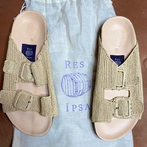 Res ipsa burlap sandals size 6 brand new
